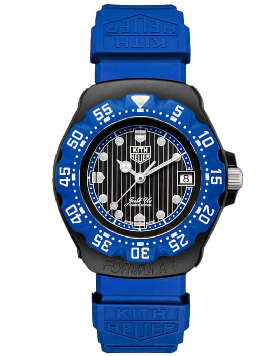 TAG Heuer TAG Heuer Formula 1 I Kith WA121J.BT0012  WA121J.BT0012 кварцевые мужские часы черный циферблат, браслет каучук — вид спереди