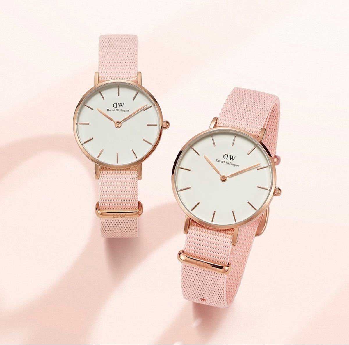 Daniel Wellington Daniel Wellington Petite Dover DW00100317, petite швеция женские часы на браслете нейлон боковой вид