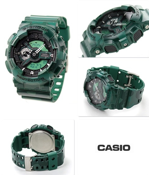Casio Casio G-Shock GA-110CM-3A GA-110, наручные мужские часы фото под углом