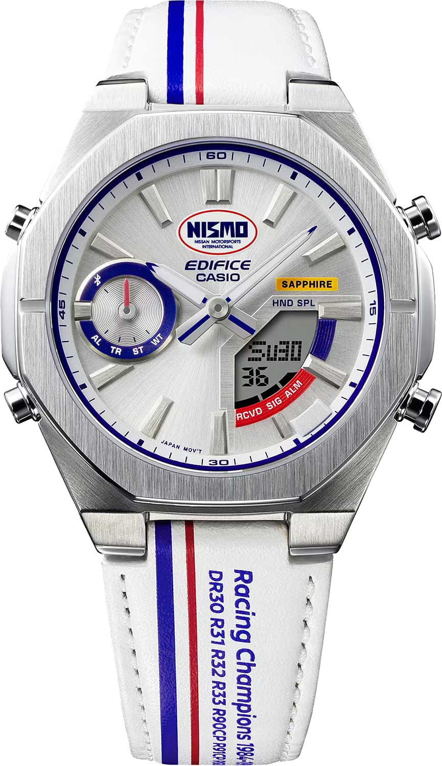 Casio Casio Edifice ECB-S10NIS-7A мужские часы серый циферблат на запястье
