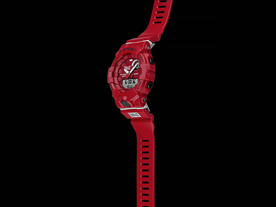 Casio Casio G-Shock GBA-800EL-4A, g-shock япония мужские часы на браслете пластик боковой вид