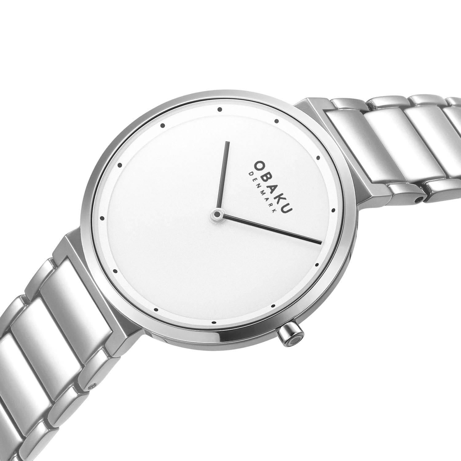 Obaku Obaku Links V258LXCISC  - задняя крышка сталь металл корпуса, дания часы