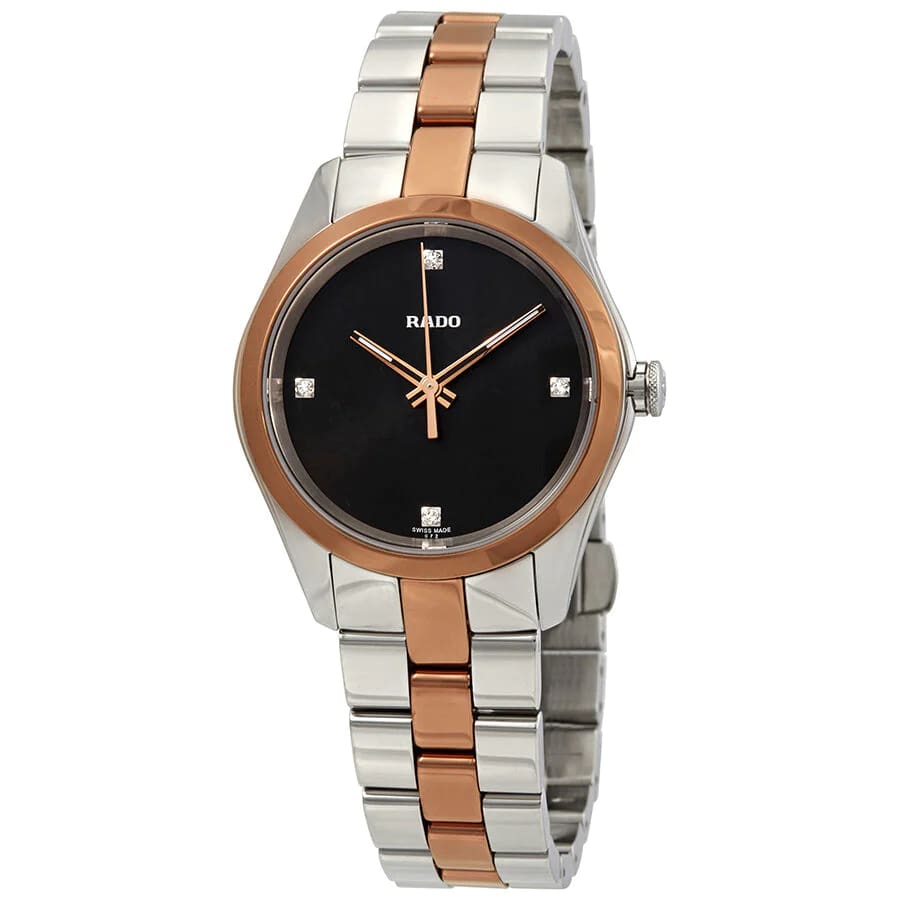 Rado Rado Hyperchrome Automatic Diamonds R32976722 , наручные женские часы фото под углом