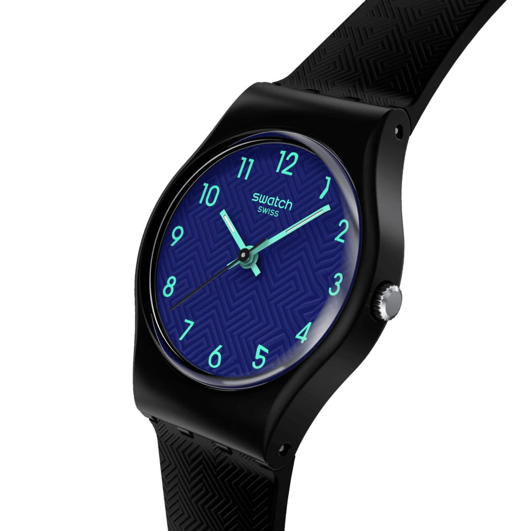 Swatch Swatch Grace In Time LB188, bioceramic швейцария женские часы на браслете силикон боковой вид