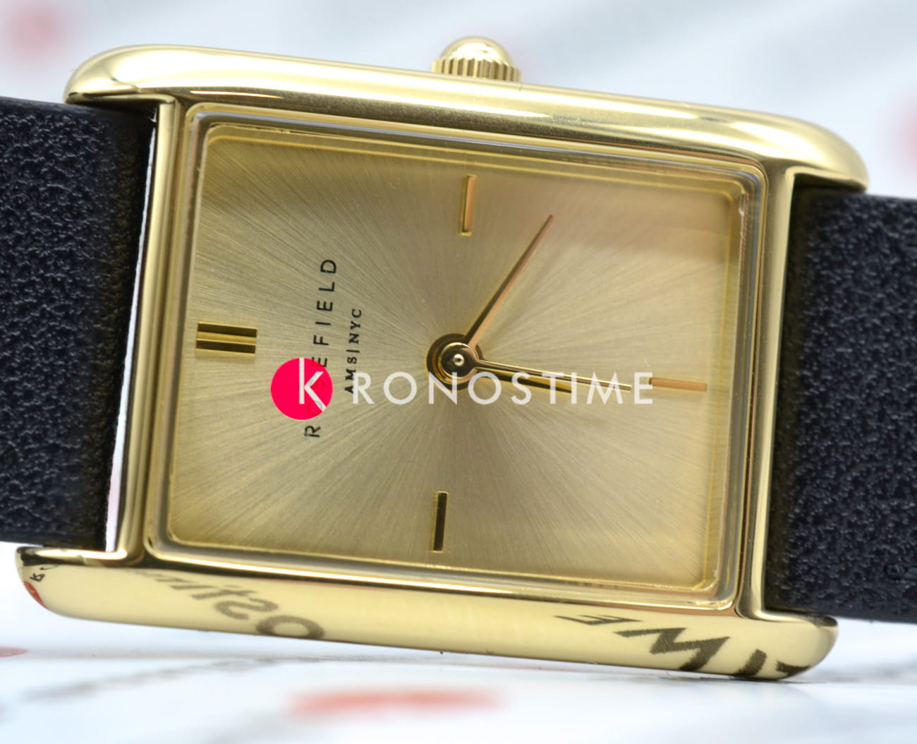 Rosefield Rosefield Heirloom HCBLG-H07 женские часы золотой циферблат на запястье