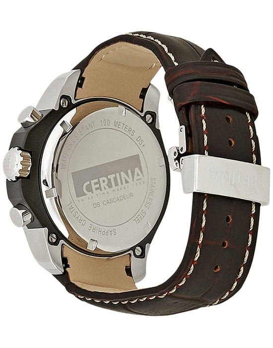 Certina C0036172629000 мужские часы застежка крупным планом