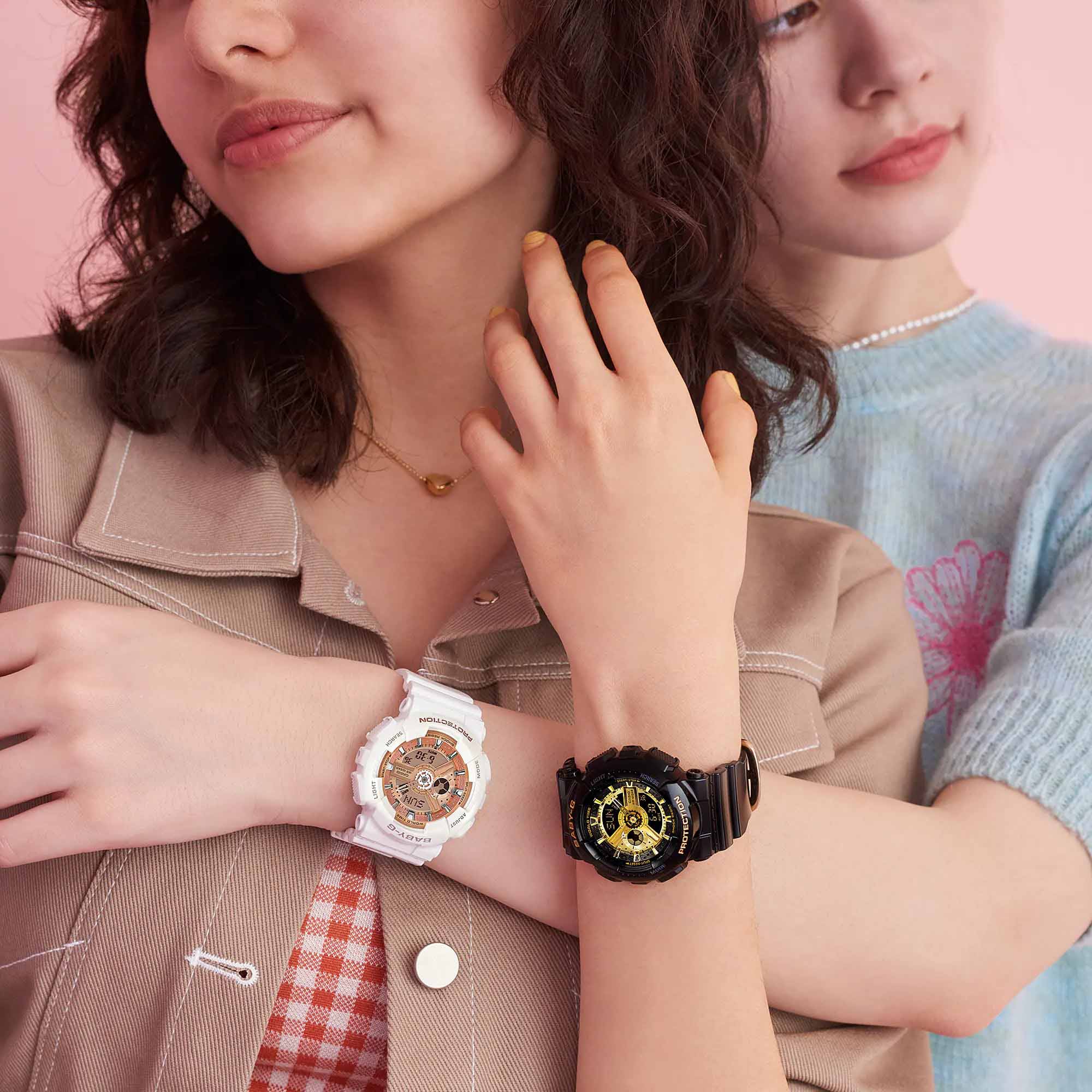 Casio Casio Baby-G BA-110X-1A, baby-g япония женские часы на браслете полимер боковой вид