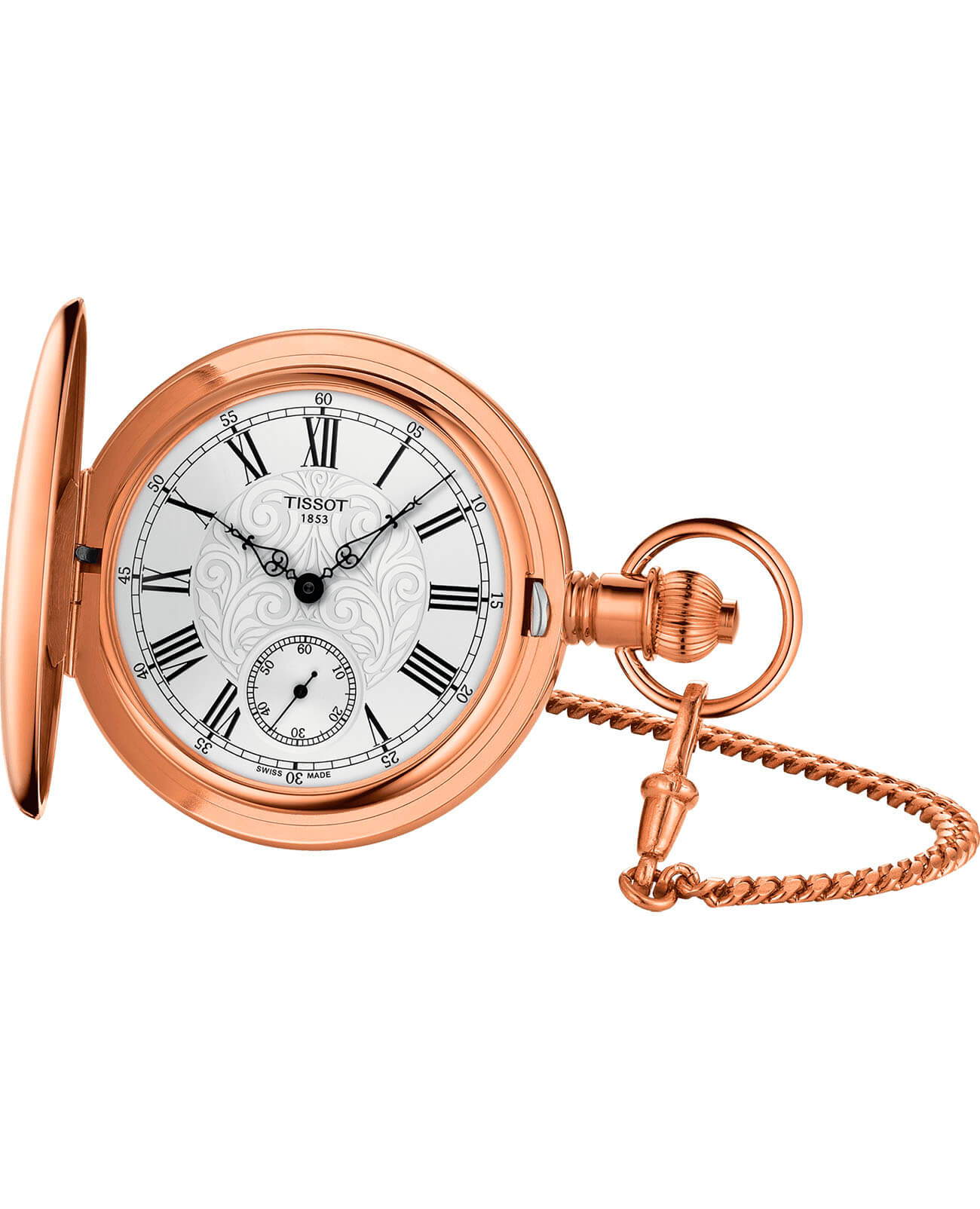 Оригинальные часы Tissot Tissot Savonnette Mechanical T864.405.99.033.01 механические калибр механизма eta 6498-1 общий вид