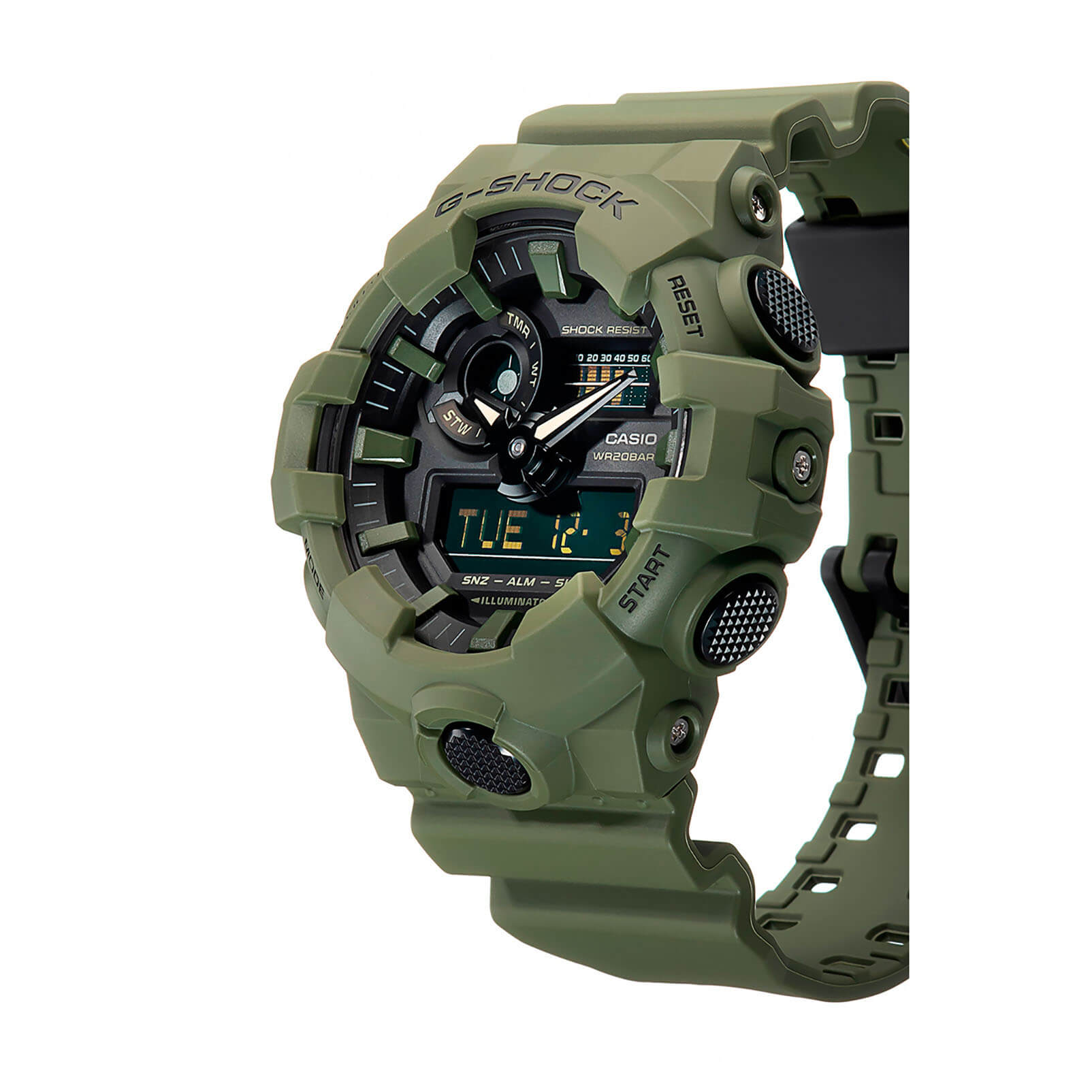 Casio Casio G-Shock GA-700UC-3A мужские часы черный циферблат на запястье