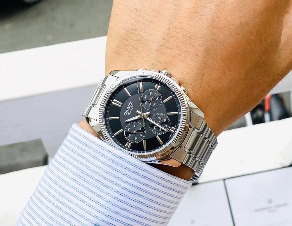 Оригинальные часы Casio Casio Collection MTP-1375D-1A (MTP-1375D-1A) кварцевые калибр механизма  общий вид