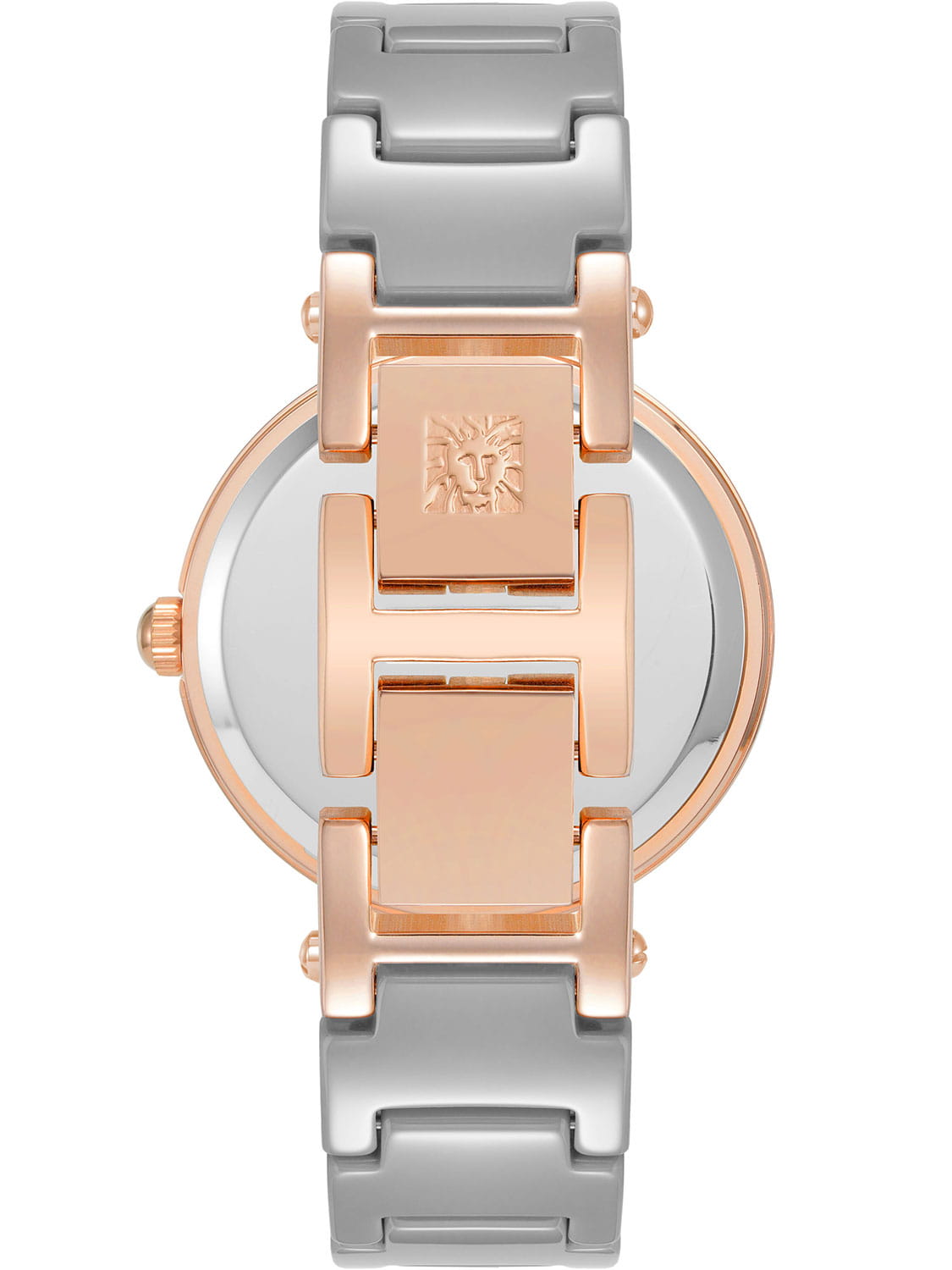 Anne Klein Anne Klein Diamond Ceramic 1018TPRG,  сша женские часы на браслете керамика боковой вид