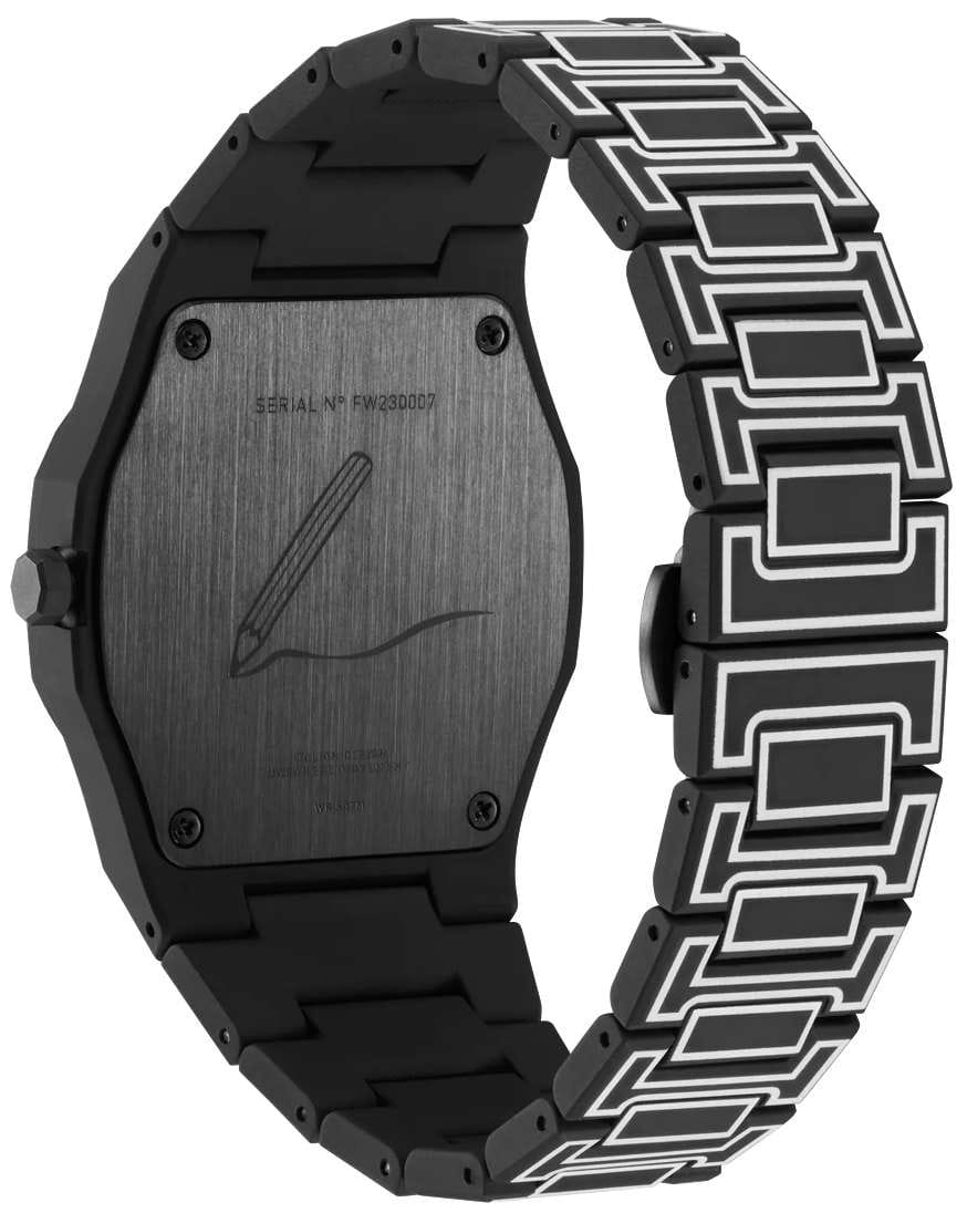 D1 Milano D1 Milano Polycarbon PCBJ33,  италия мужские часы на браслете пластик боковой вид