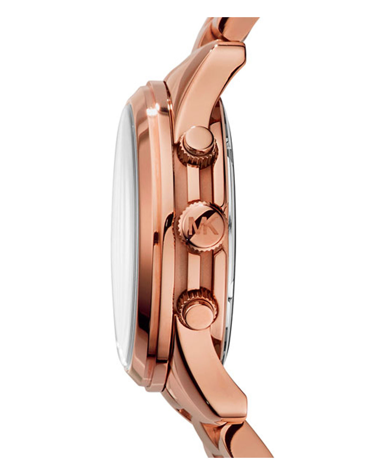 Michael Kors Michael Kors Runway MK6164,  сша женские часы на браслете нержавеющая сталь с pvd-покрытием боковой вид