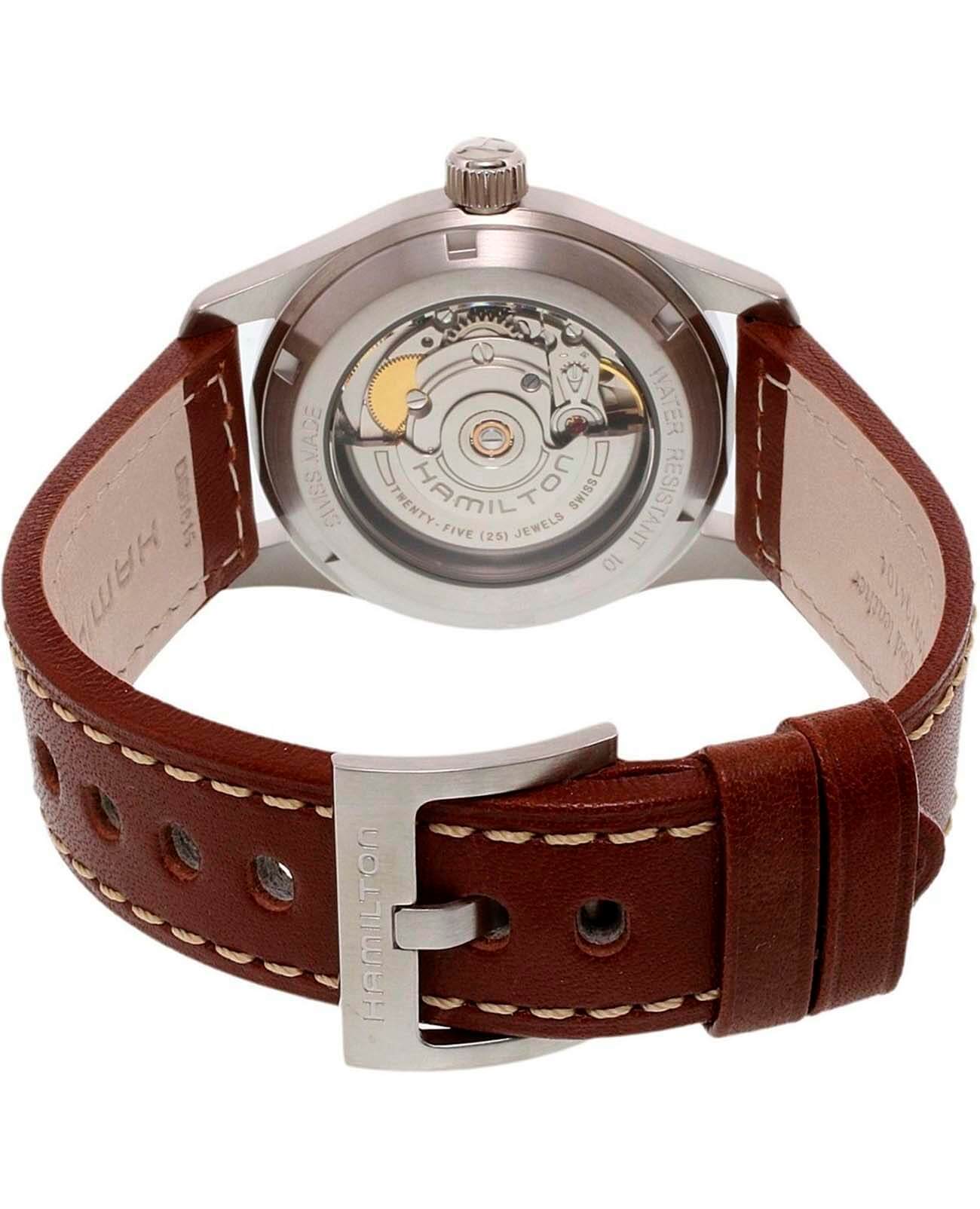 Hamilton Hamilton Khaki Field Auto H70455533 под костюм наручные часы, вид спереди