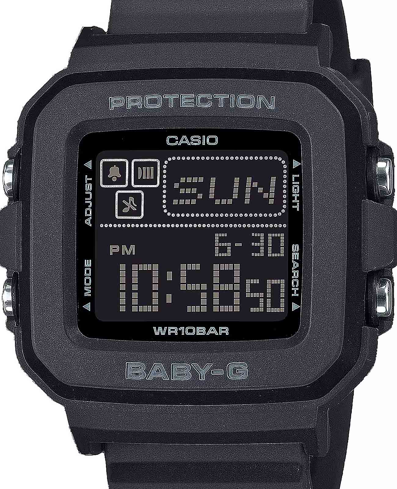 Casio Casio Baby-G BGD-10-1DR (BGD-10-1)  , наручные женские часы фото под углом