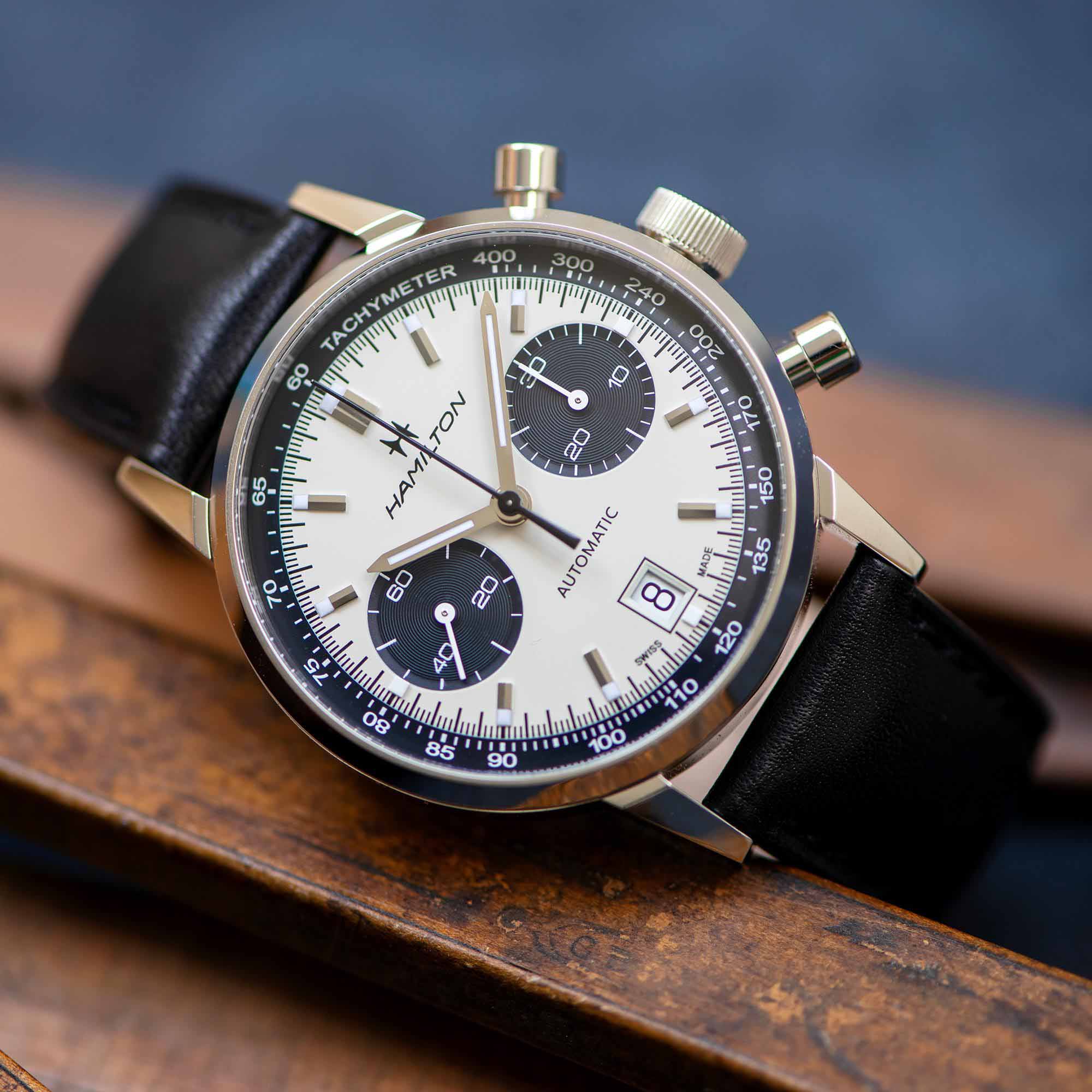 Hamilton Hamilton American Classic Intra-Matic Auto Chrono H38416711 механические часы с аксессуарами мужские часы модель H38416711
