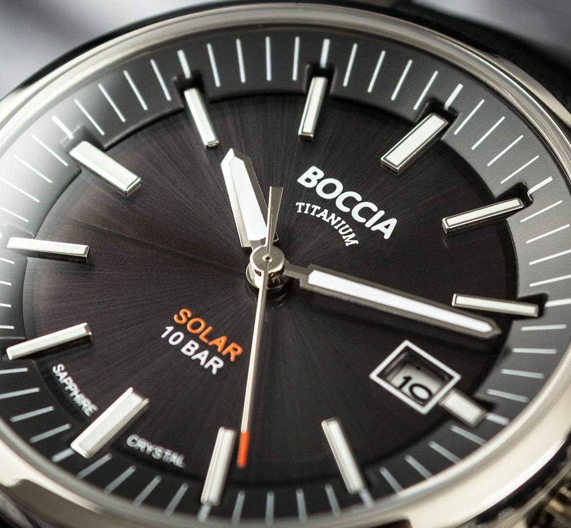 Boccia Titanium Boccia Titanium 3643-02 , наручные мужские часы фото под углом