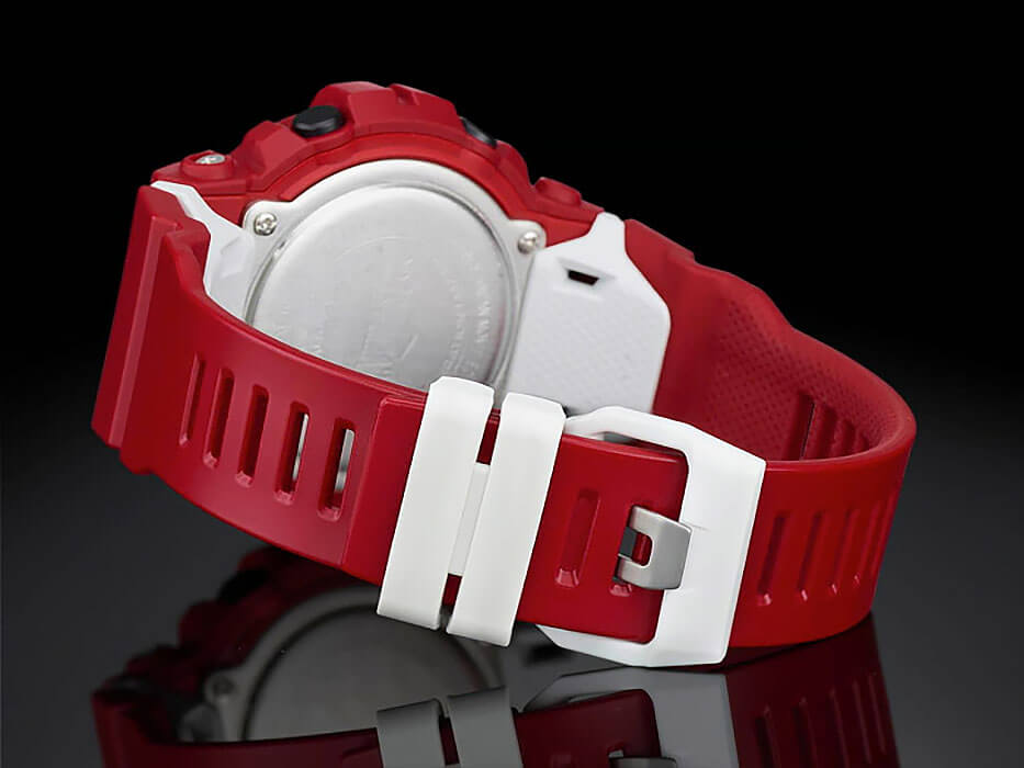 Casio Casio G-Shock GBA-800EL-4A мужские часы красный циферблат на запястье