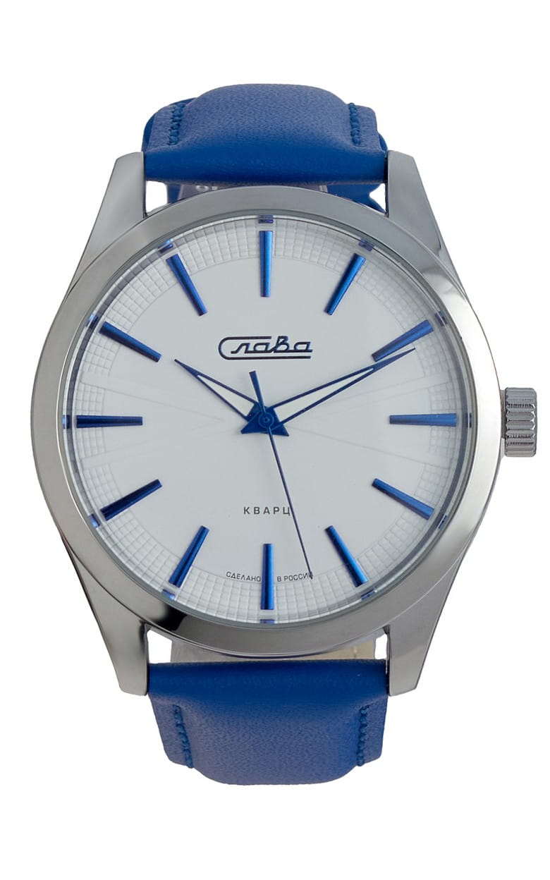 Слава Слава Традиция 2551610/300-2035 кварцевые мужские часы часы крупный план белый циферблата