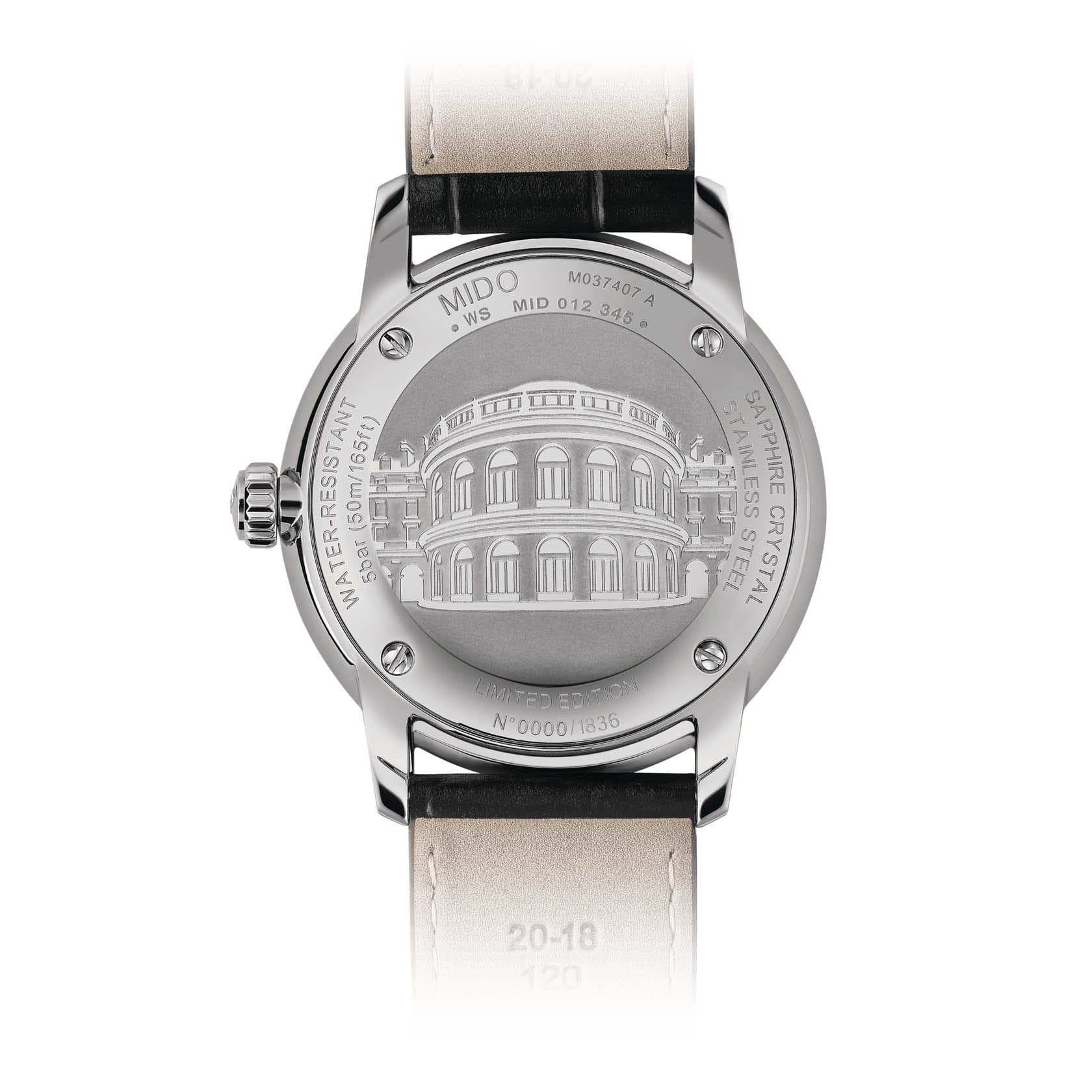 Mido Mido Baroncelli 20th Anniversary Inspired by Architecture M037.407.16.261.00 , наручные мужские часы фото под углом