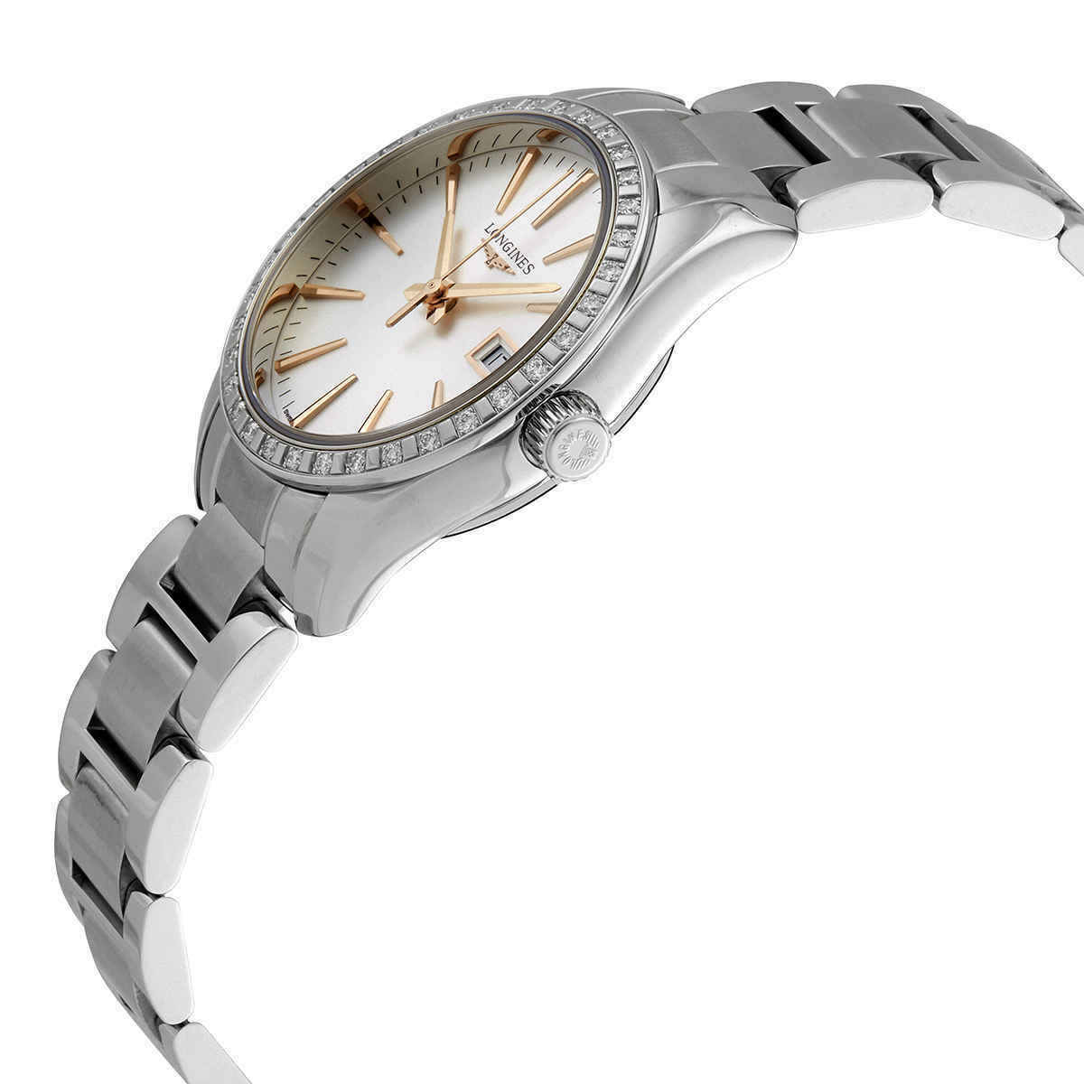 Оригинальные часы Longines Longines Conquest Classic  L2.286.0.72.6 кварцевые калибр механизма  общий вид