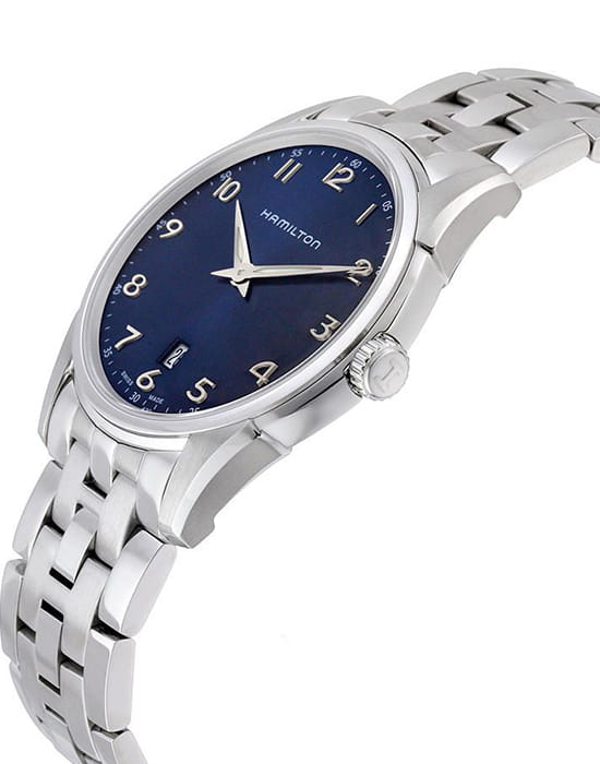 Hamilton Hamilton Jazzmaster Thinline Quartz H38511143, jazzmaster швейцария мужские часы на браслете нержавеющая сталь боковой вид