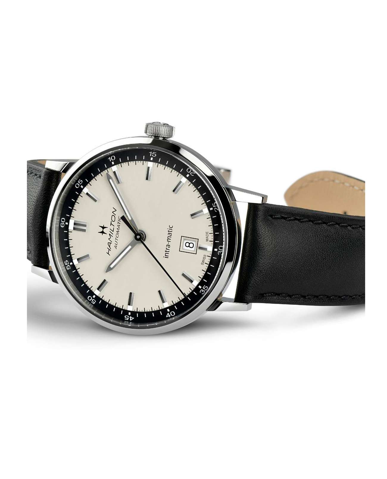 Hamilton Hamilton American Classic Intra-Matic Auto H38425720 швейцария наручные мужские часы заводная головка с логотипом Hamilton