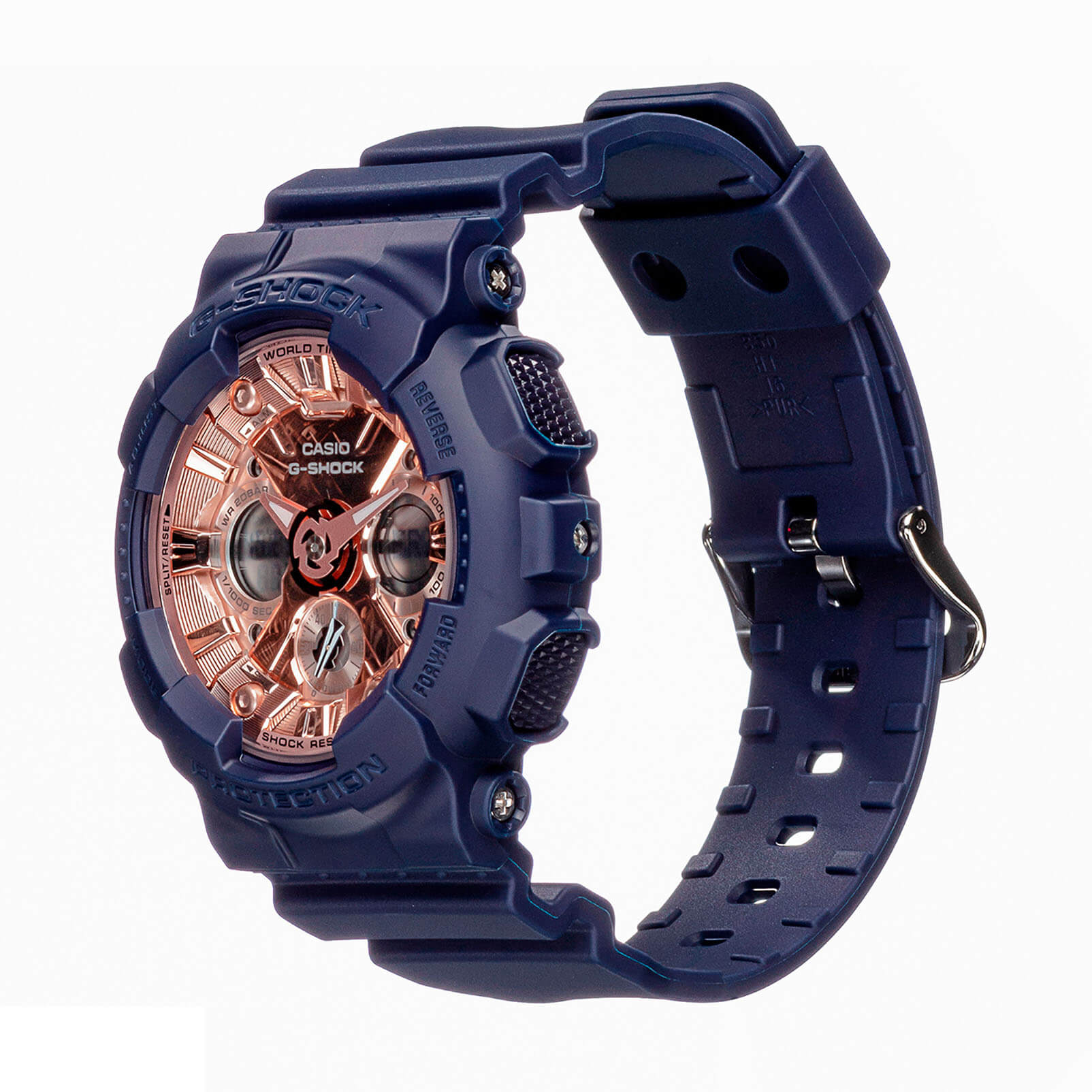Casio Casio G-Shock GMA-S120MF-2A2 , наручные женские часы фото под углом