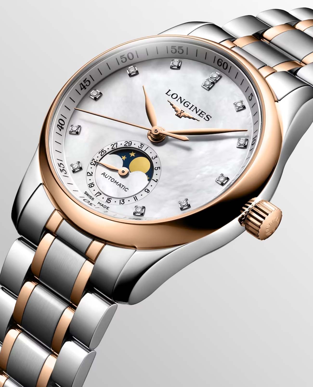 Longines Longines Master Collection L2.409.5.89.7  - задняя крышка сталь металл корпуса, швейцария часы