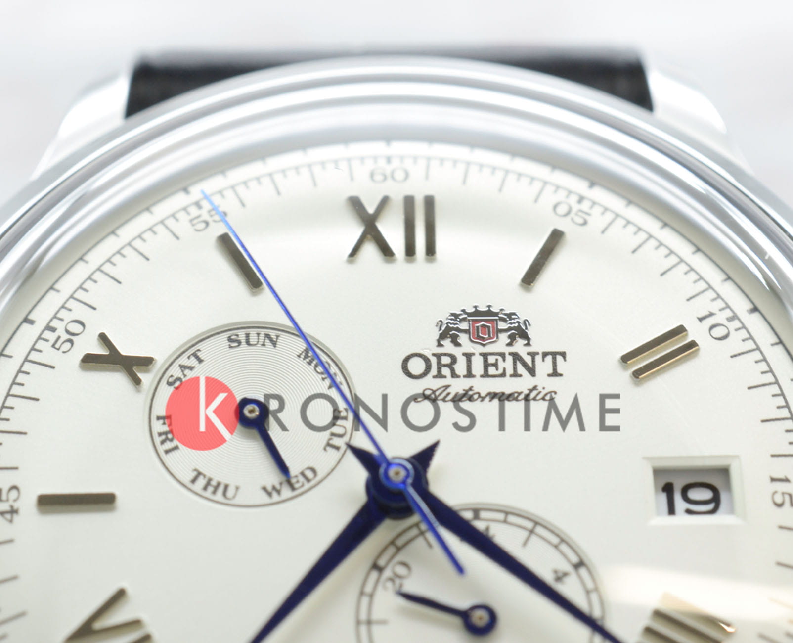 Orient Orient Bambino RA-AK0701S (RN-AK0701S), classic automatic япония мужские часы на браслете кожаный боковой вид