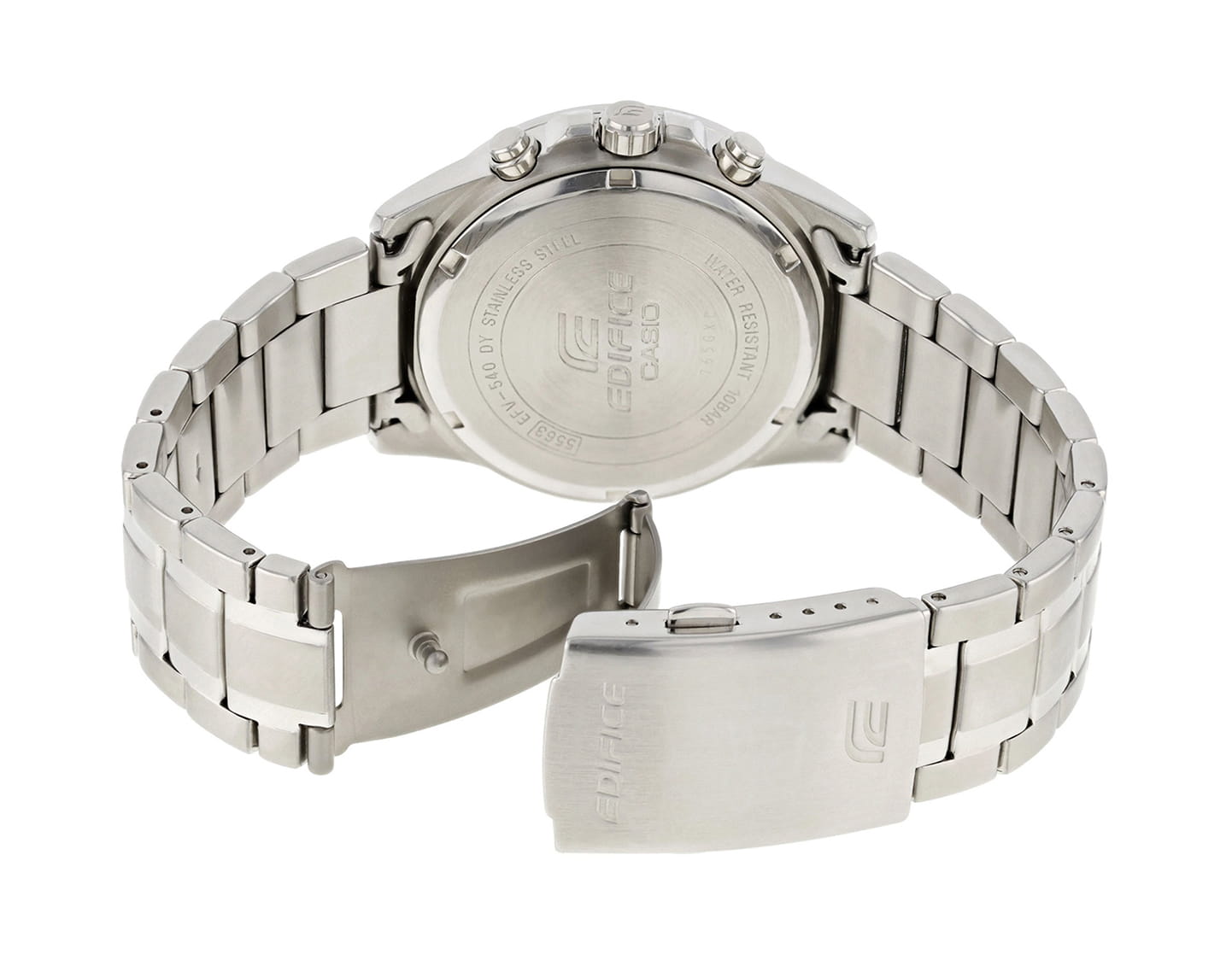 Casio Casio Edifice EFV-540D-1AVUDF (EFV-540D-1A), edifice япония мужские часы на браслете нержавеющая сталь боковой вид