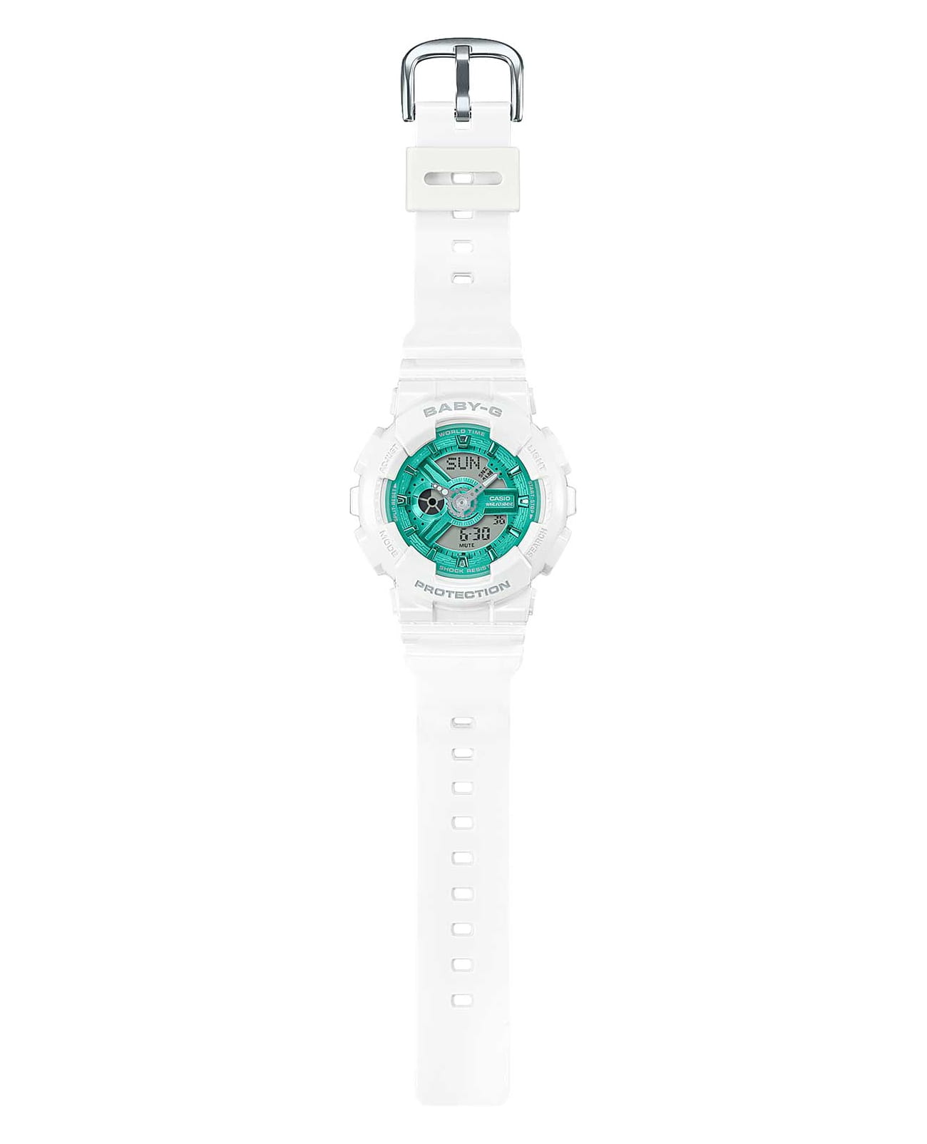 Оригинальные часы Casio Casio Baby-G BA-110XWS-7A кварцевые калибр механизма  общий вид