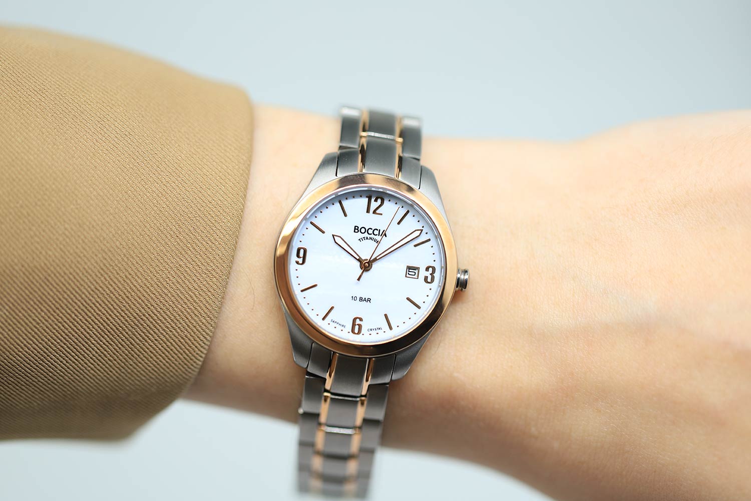 Boccia Titanium Boccia Titanium 3317-02 , наручные женские часы фото под углом