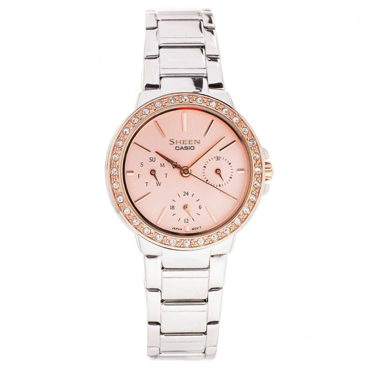 Casio Casio Sheen SHE-3069SG-4AUDF  - задняя крышка металл сталь корпуса, япония часы