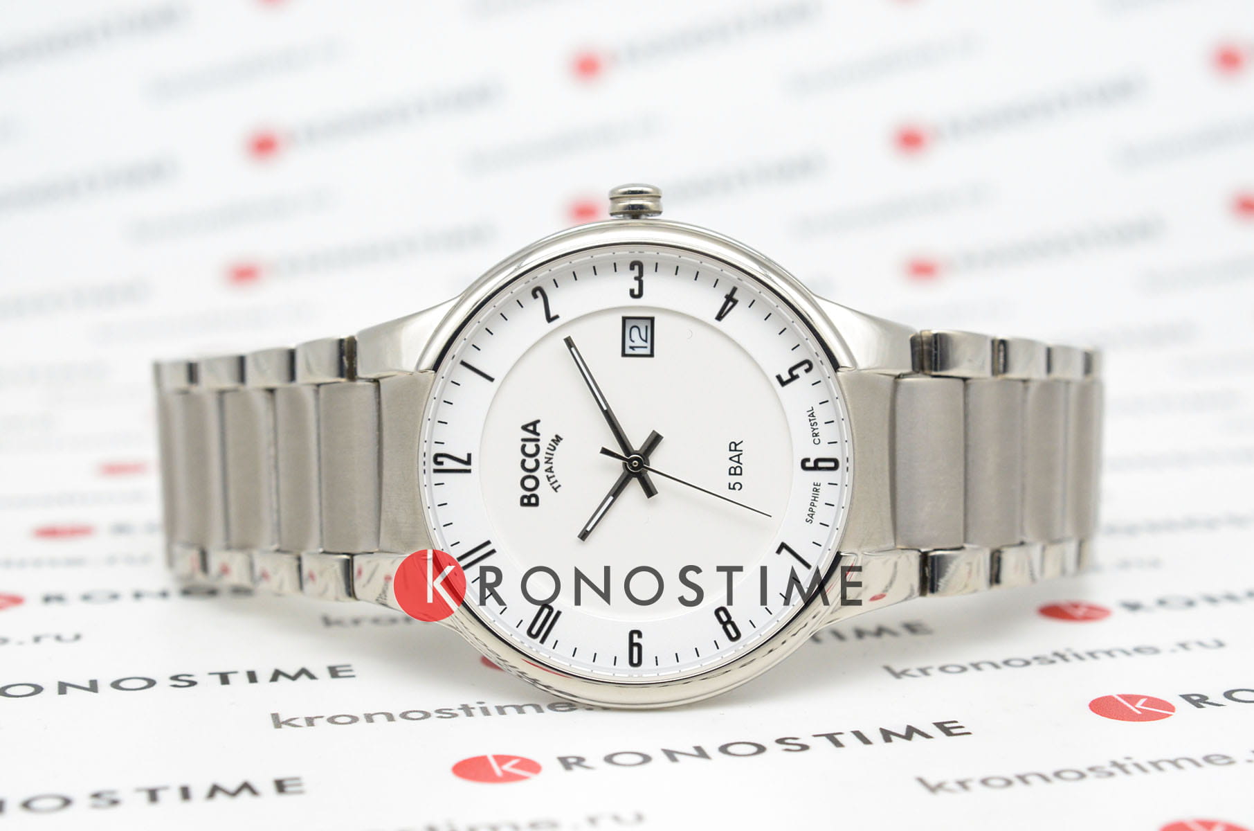 Boccia Titanium Boccia Titanium 3629-02 , наручные мужские часы фото под углом