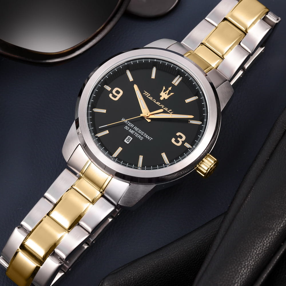 Maserati Maserati Successo R8853121009 мужские часы черный циферблат на запястье