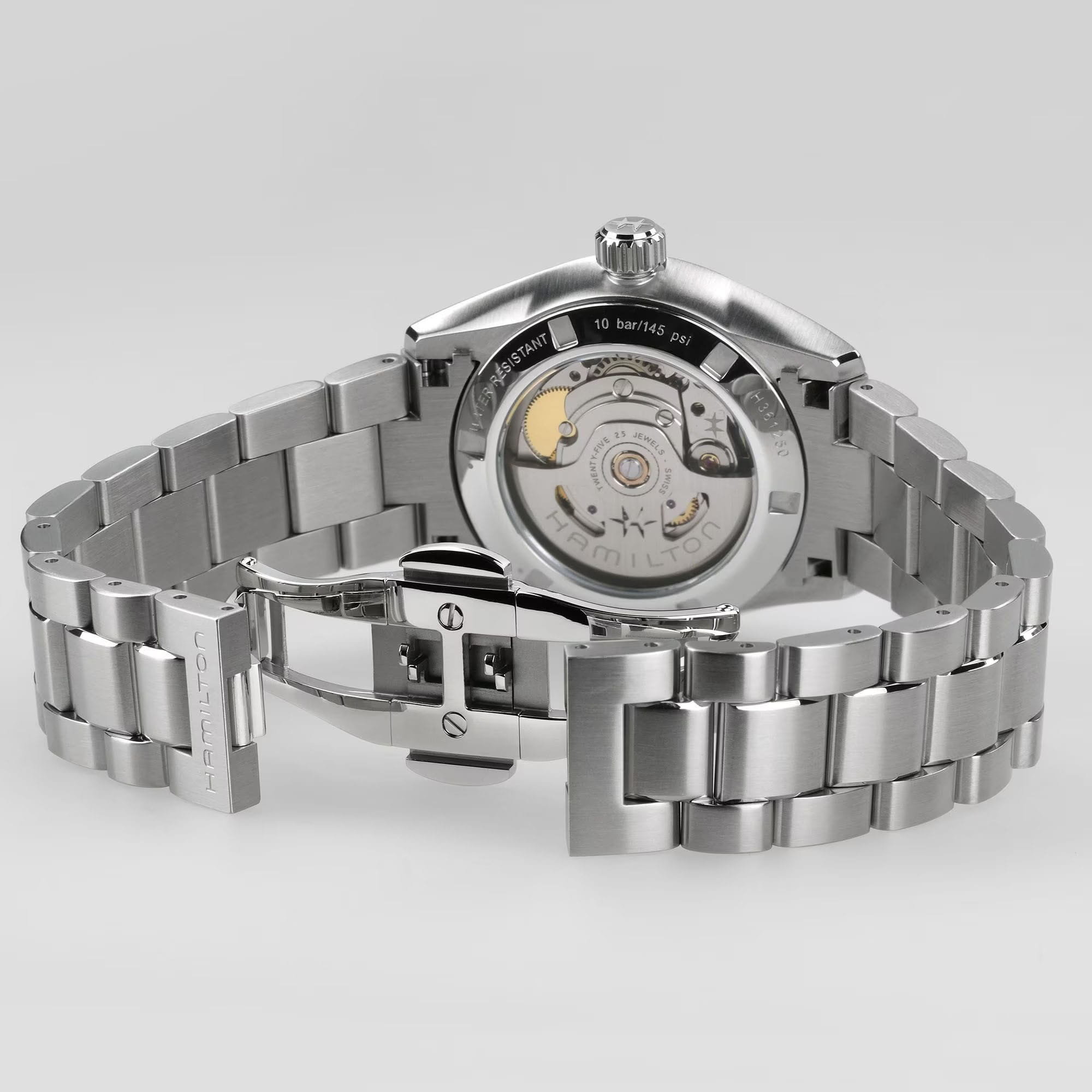 Hamilton Hamilton Jazzmaster Performer Auto H36105160 женские часы зеленый циферблат на запястье