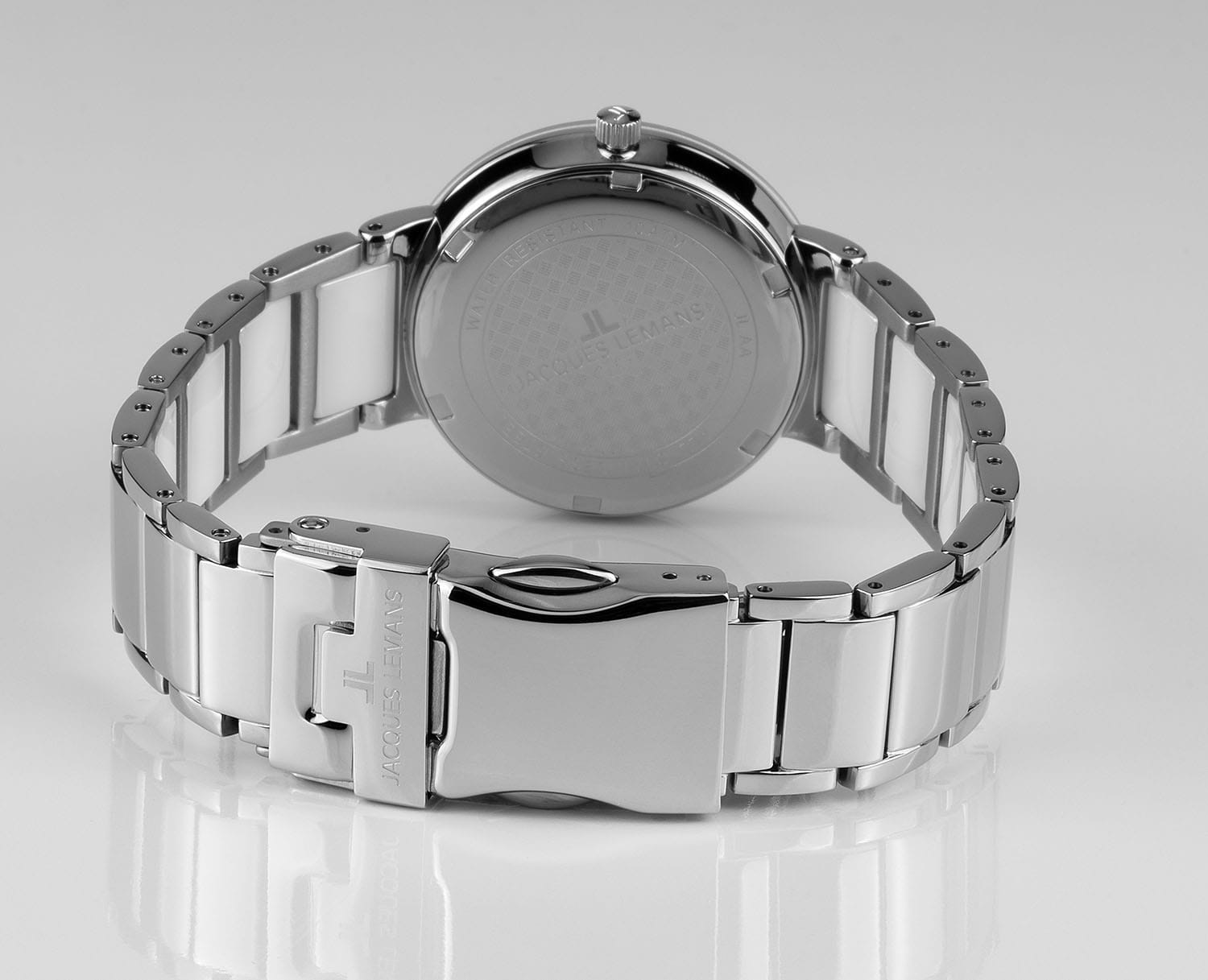 Jacques Lemans Jacques Lemans High Tech Ceramic 42-8B мужские часы белый циферблат на запястье