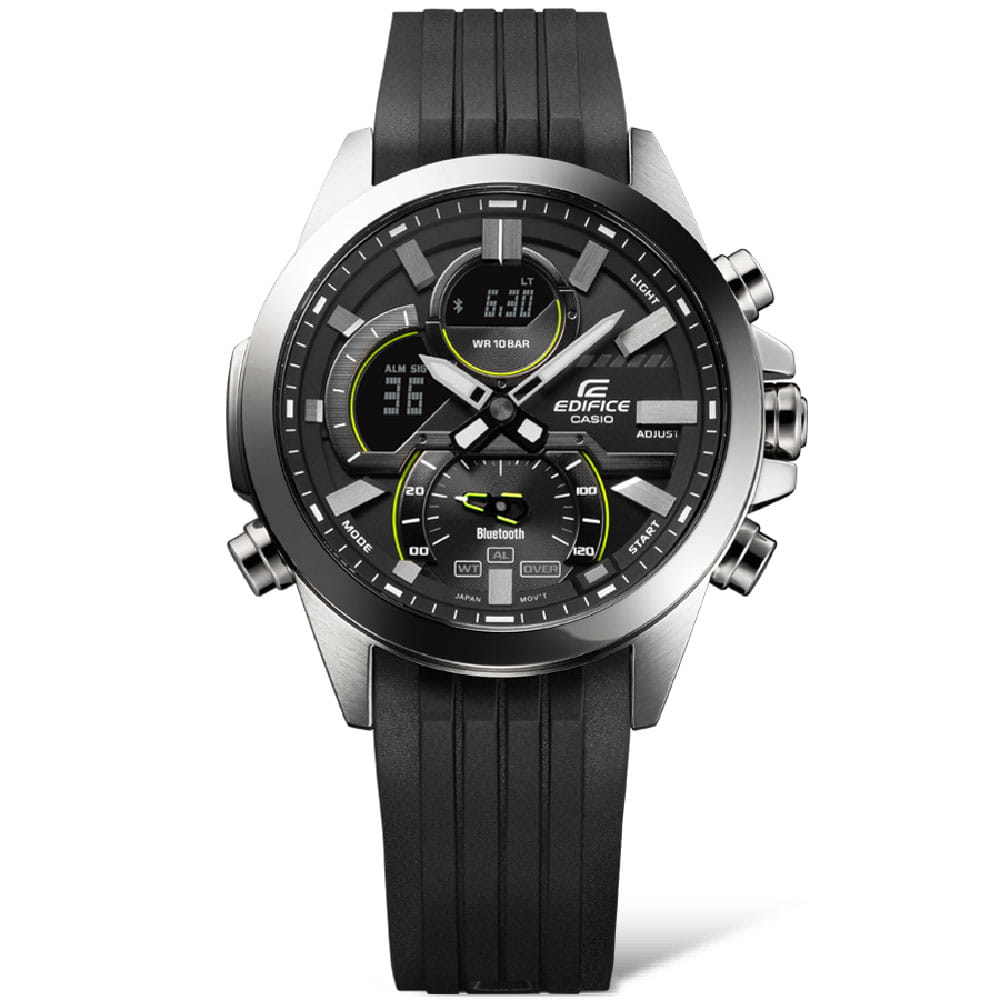 Casio Casio Edifice ECB-30P-1ADF (ECB-30P-1AEF) ECB, наручные мужские часы фото под углом