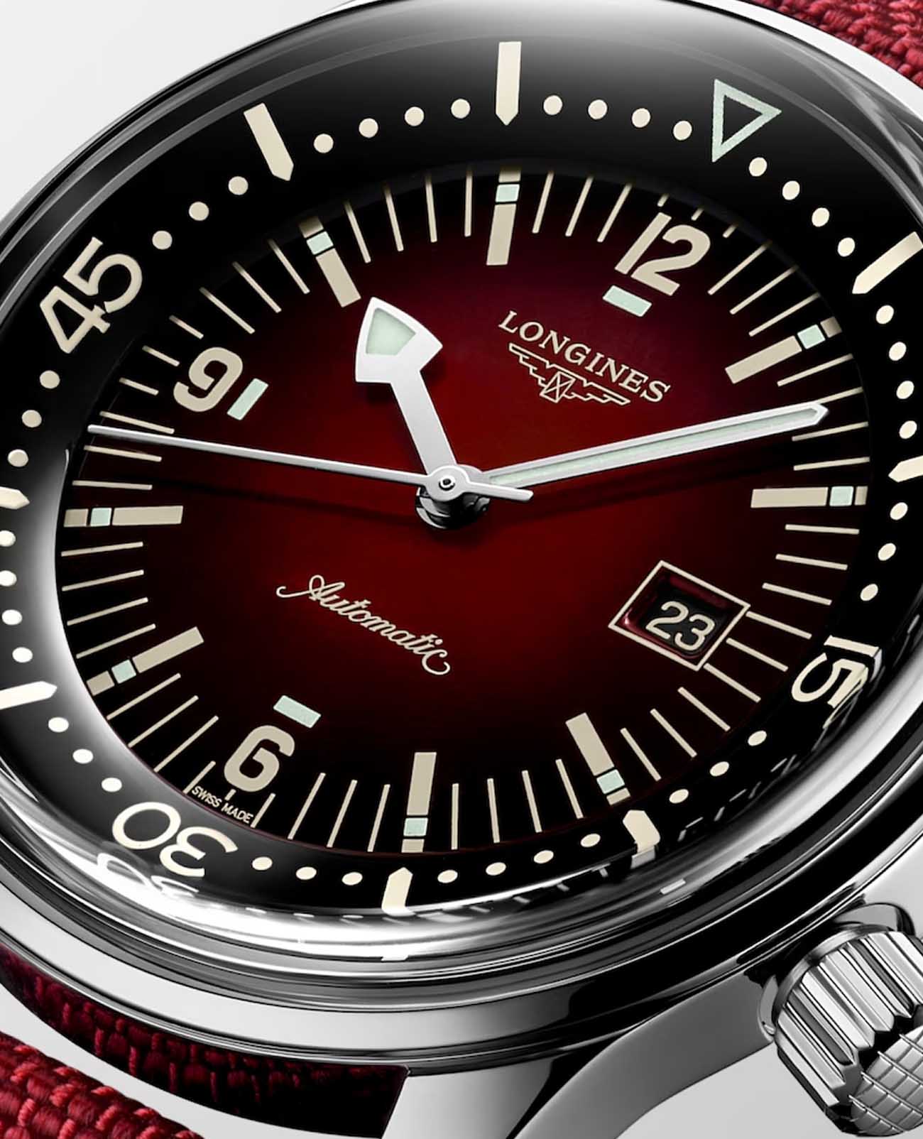 Longines Longines Legend Diver L3.374.4.40.2  - задняя крышка сталь металл корпуса, швейцария часы