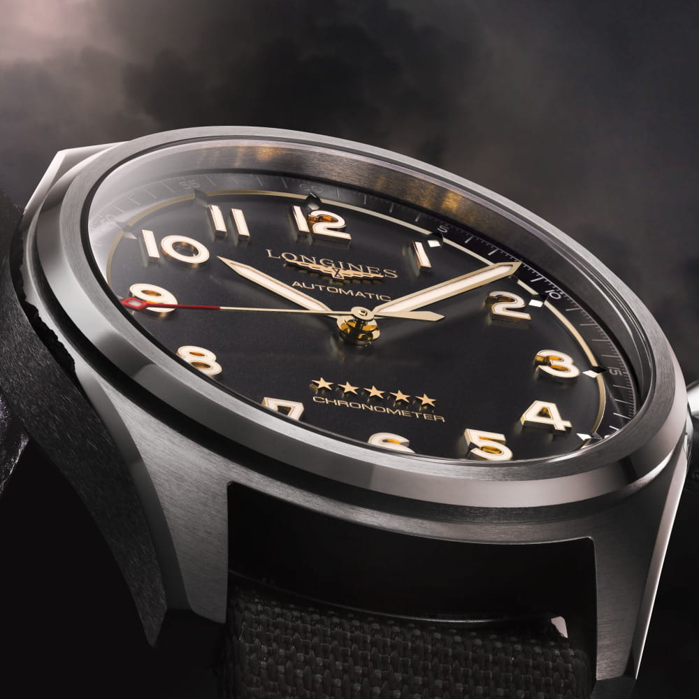 Longines Longines Spirit L3.810.1.53.2 швейцария наручные мужские часы заводная головка с логотипом Longines