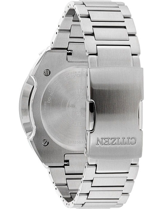 Citizen AV0070-57L,  япония мужские часы на браслете нержавеющая сталь боковой вид