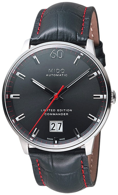 Оригинальные часы Mido Mido Commander Big Date 60th Anniversary Limited Edition M021.626.16.081.00 механические калибр механизма mido calibre 80 (на базе eta c07.651) общий вид