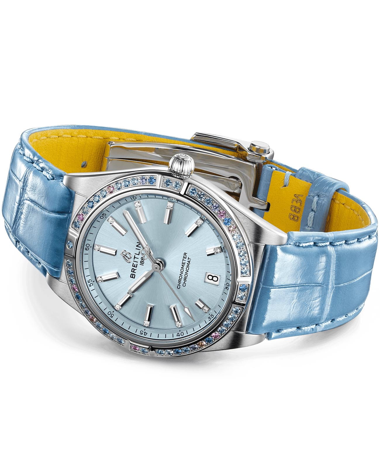 Breitling Breitling Chronomat Automatic 36 South Sea G10380611C1P1, chronomat швейцария женские часы на браслете кожаный боковой вид