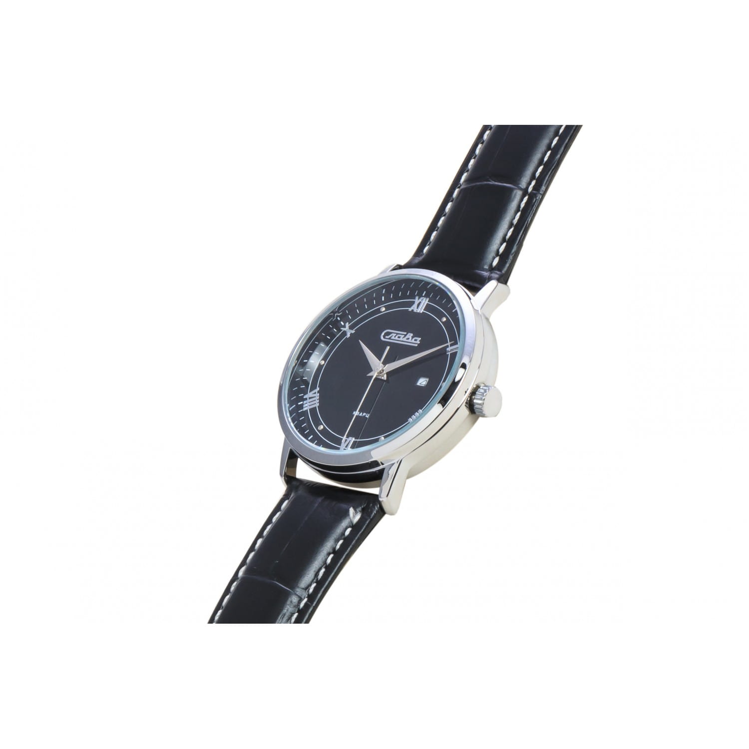 Оригинальные часы Слава Слава Традиция 2371775/300-2115 кварцевые калибр механизма miyota 2115  общий вид