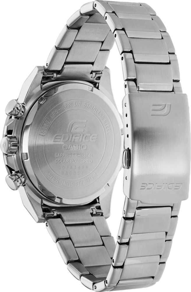 Casio Casio Edifice EFS-S620DB-1B, edifice япония мужские часы на браслете нержавеющая сталь боковой вид