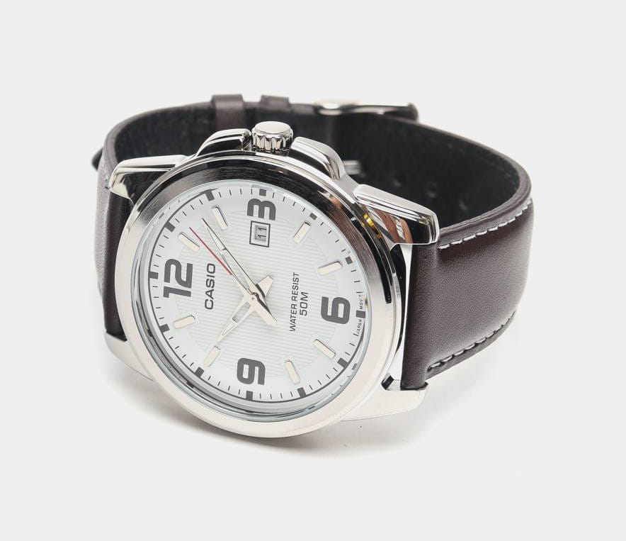 Casio Casio MTP-1314PL-7A мужские часы белый циферблат на запястье