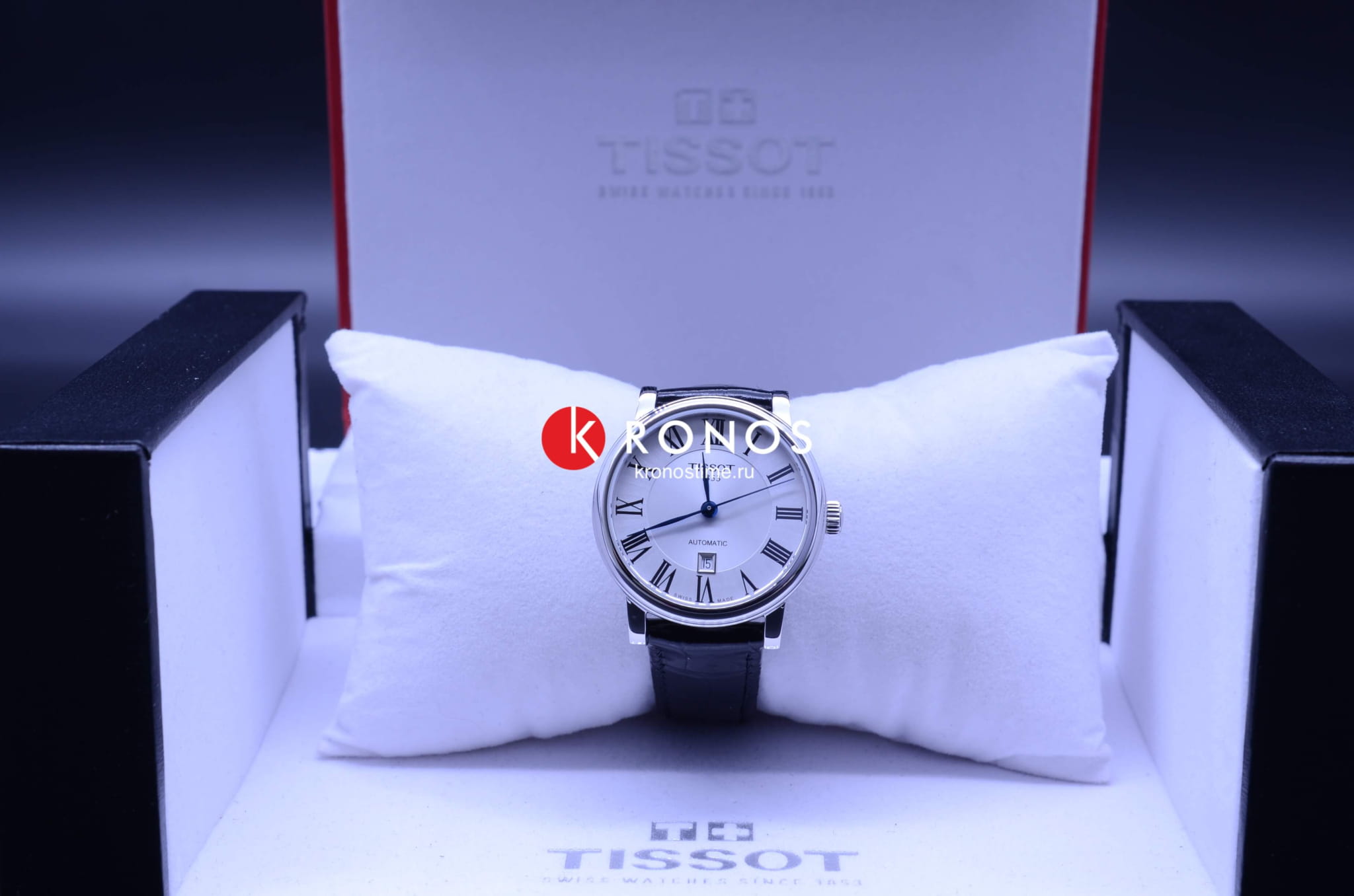 Tissot Tissot Carson Premium Automatic Lady T122.207.16.033.00 механические женские часы часы крупный план белый циферблата