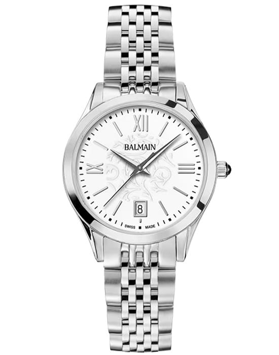 Balmain Balmain Classic R B4311.31.12  B4311.31.12 кварцевые женские часы белый циферблат, браслет нержавеющая сталь — вид спереди