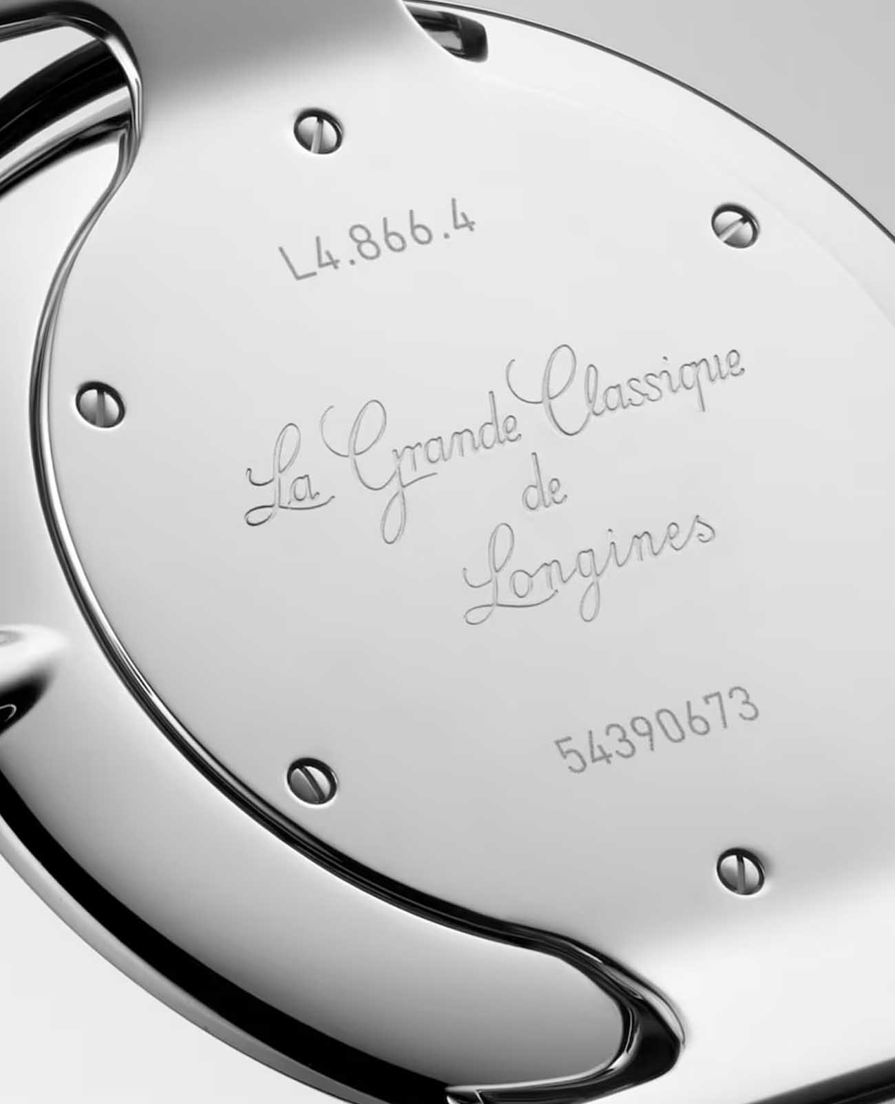 Longines Longines La Grande Classique L4.866.4.51.6 кварцевые женские часы часы крупный план черный циферблата